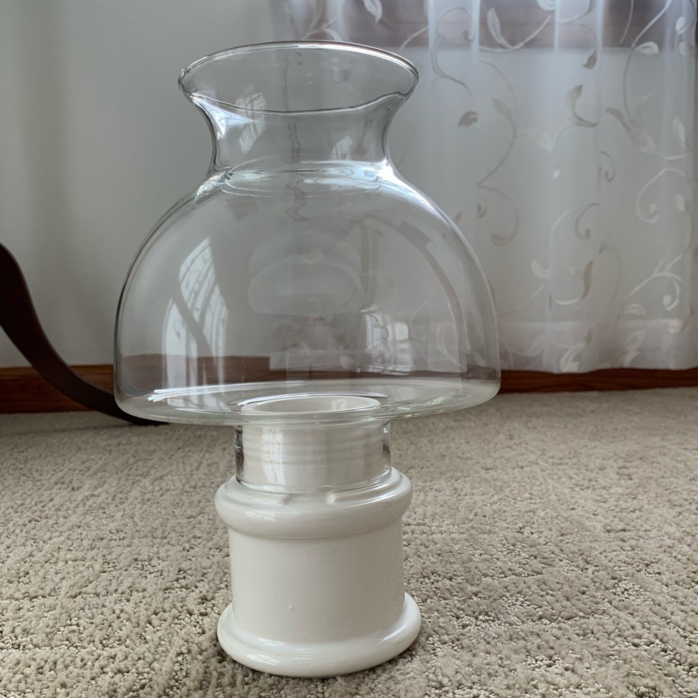 Vintage Pfatzgraff  hurricane candle holder